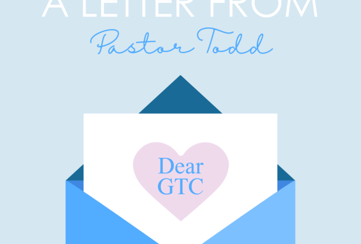 A Thank You Letter from Pastor Todd