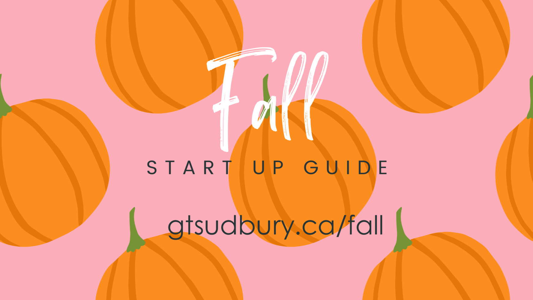 Fall Start Up Guide