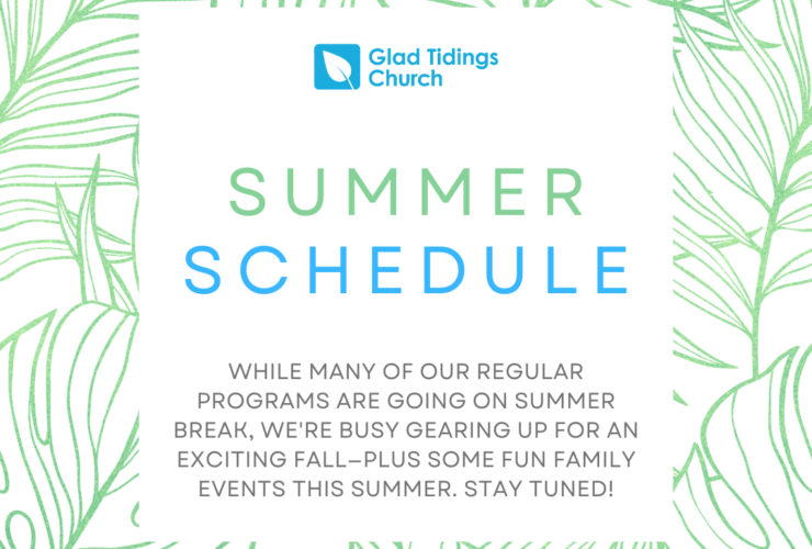 Summer Schedule