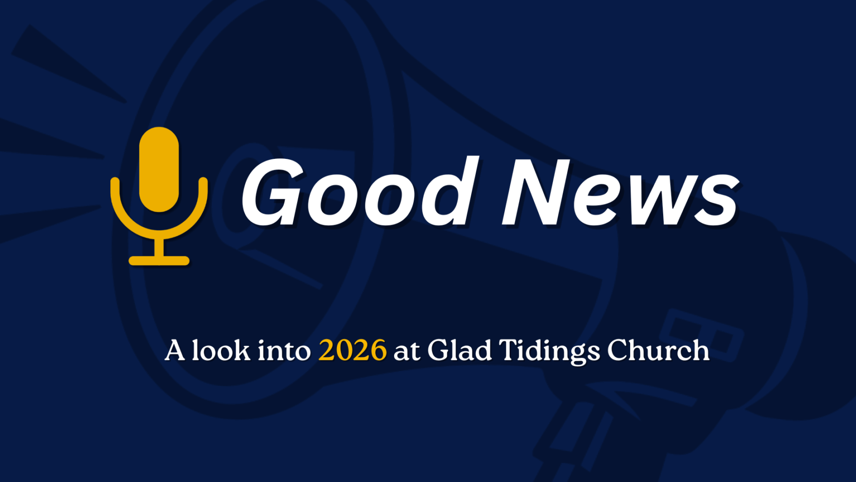 2026 is the Year of Good News!